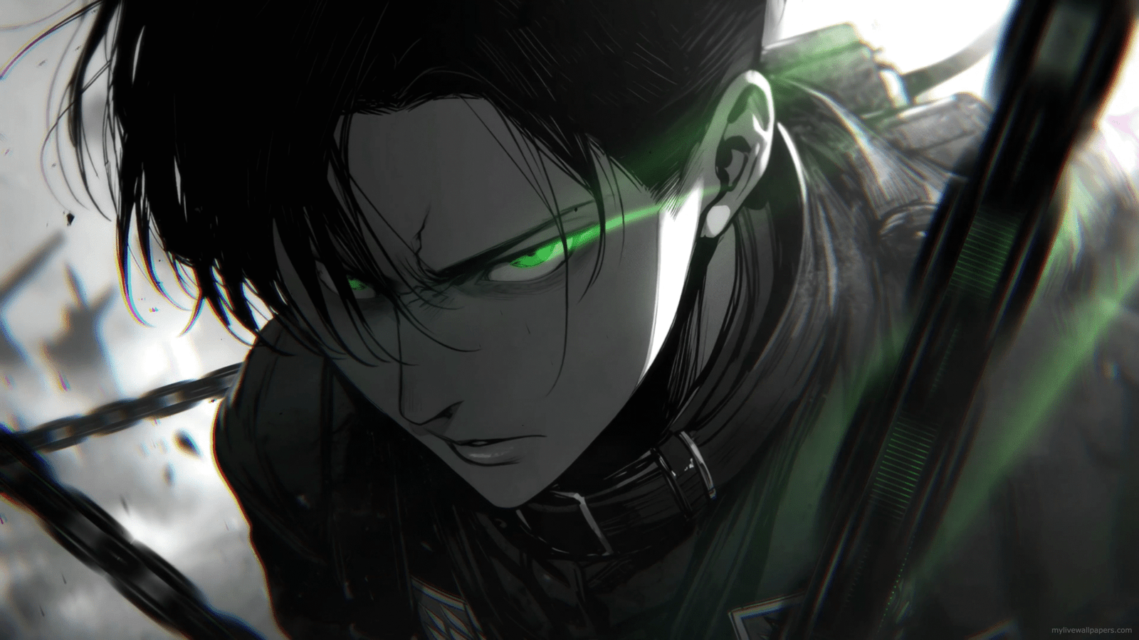 Levi Chains wallpaper -bestanimewallpapers.com